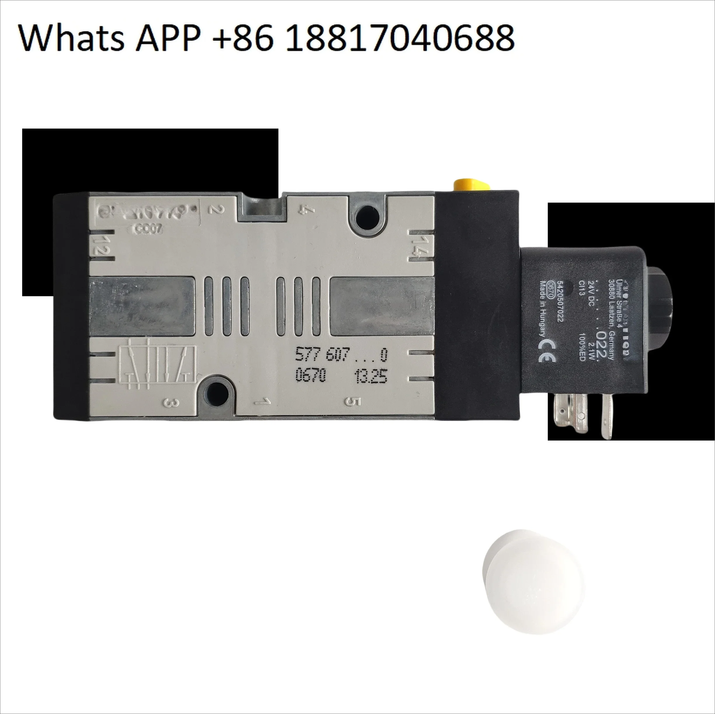 Two-position five-way locking outer pilot single electronically controlled CD07 solenoid valve 5776080220, 5776070220HOTHOT