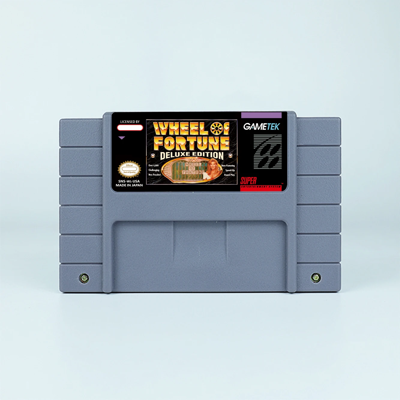 Wheel of Fortune Deluxe Edition Gioco d'azione per SNES Scheda di gioco a 16 bit per USA Versione NTSC Console per videogiochi SNES PER Nintendo