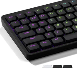 XVX 127Keys Low Profile Keycaps Double-Shot Shine Thorugh Key cap Set Game Mechanical Keyboard Skyline Key caps
