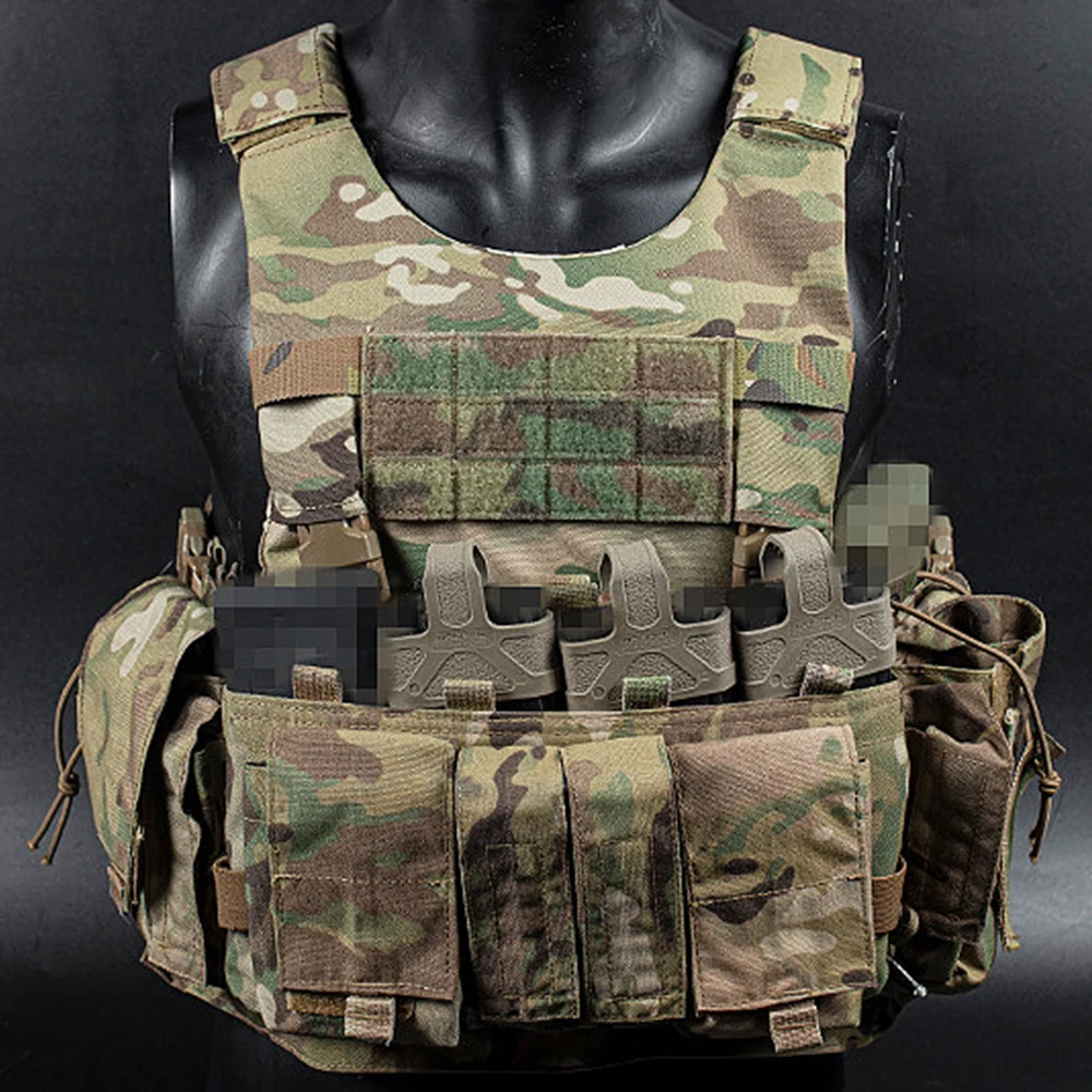 Imagem -06 - Tactical Camuflagem Body Armor Porta-placa Overt Frente Traseiro Bolsa Elástico Pacote Airsoft Paintball Colete de Caça Lv119