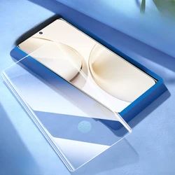 Vidro temperado líquido uv 3d para oppo realme 14 pro plus 5g protetor de tela para realme14pro + filme uv transparente anti azul fosco