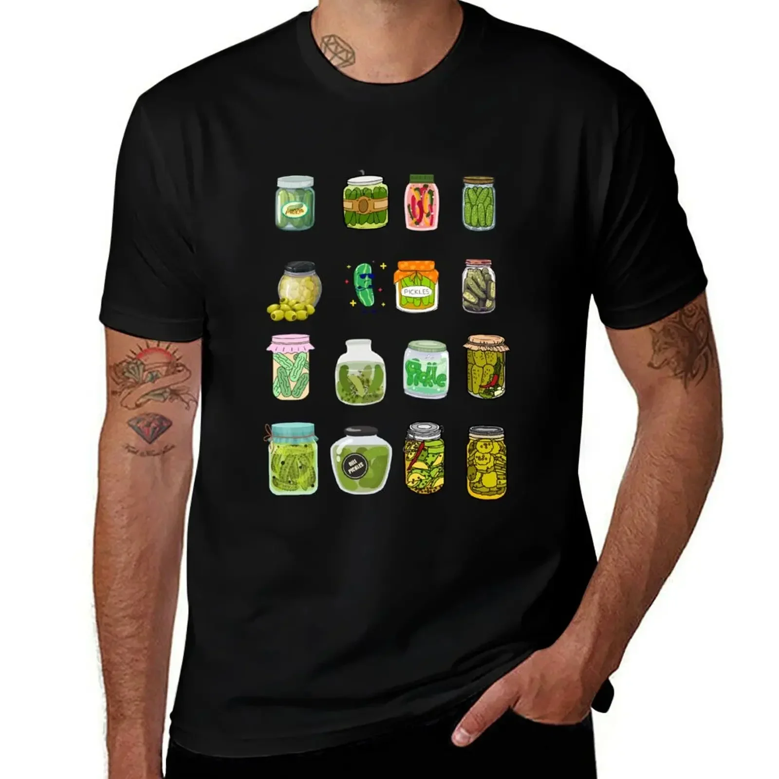 Jar of Pickles T-Shirt Industrial Work Tee Shirt(4XL 5XL 6XL No Shipping)