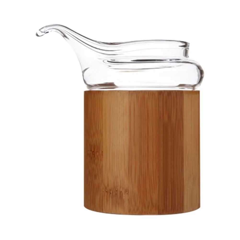 Tea Mug Bamboo Glass Cup Tearoom Supply Enjoying Teapot Dispenser Dedicated Container Cover Heat-resistant Fair