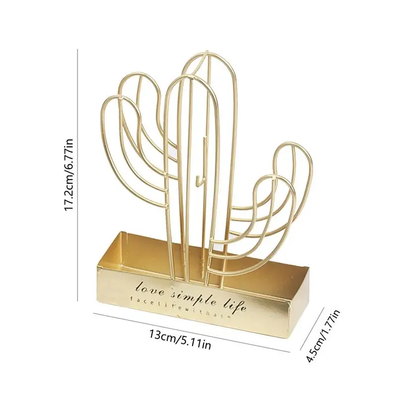 Creative Cactus Shaped Iron Mosquito Coil Holder Incense Holders Coil Incense Burner Repellent Incense Rack For indoor outdoor