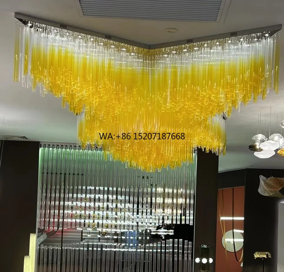 Italian Vintage Design Venetian Glass Chandelier Long Oval Floral Lighting Fixture for Wedding Hotel Living or Dining Room