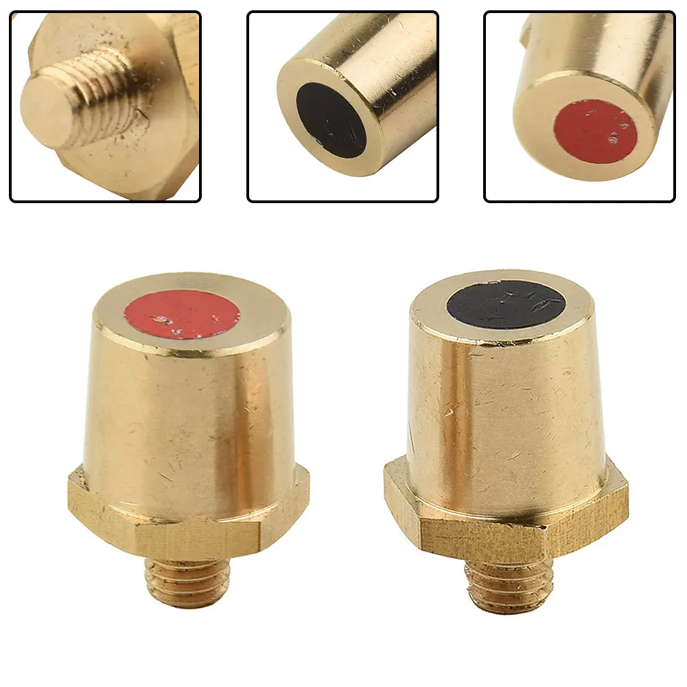 

2Pcs Car Battery Terminal Connector Clamp M8 Brass Stud Wire Binding Post Thread Screw Power Supply Connector Terminal