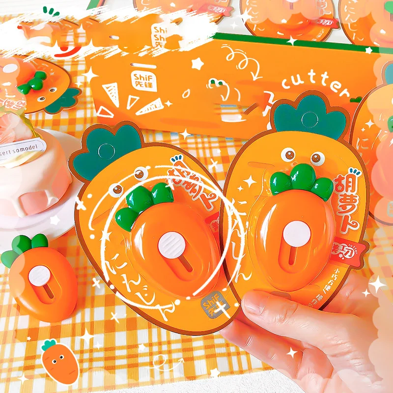 لطيف الجزرة الفن سكين سكين ورقة صغيرة طالب تفكيك التسليم السريع الفن سكين لمذكرات مكتب الحرف اليدوية #1