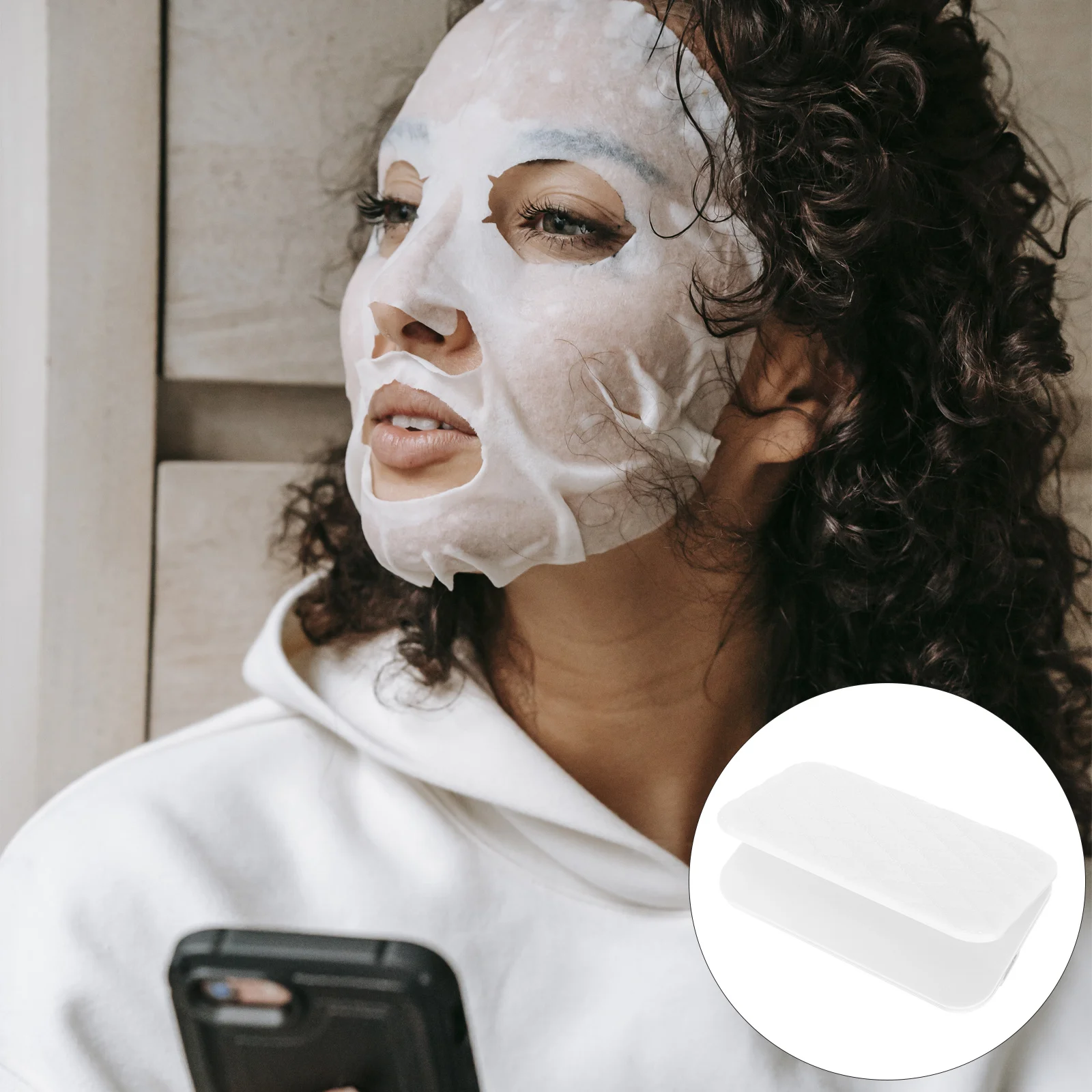 Masque facial outil de chauffage Portable Compact masque facial plus chaud bébé lingette plus chaude Portable chauffage léger facile à transporter