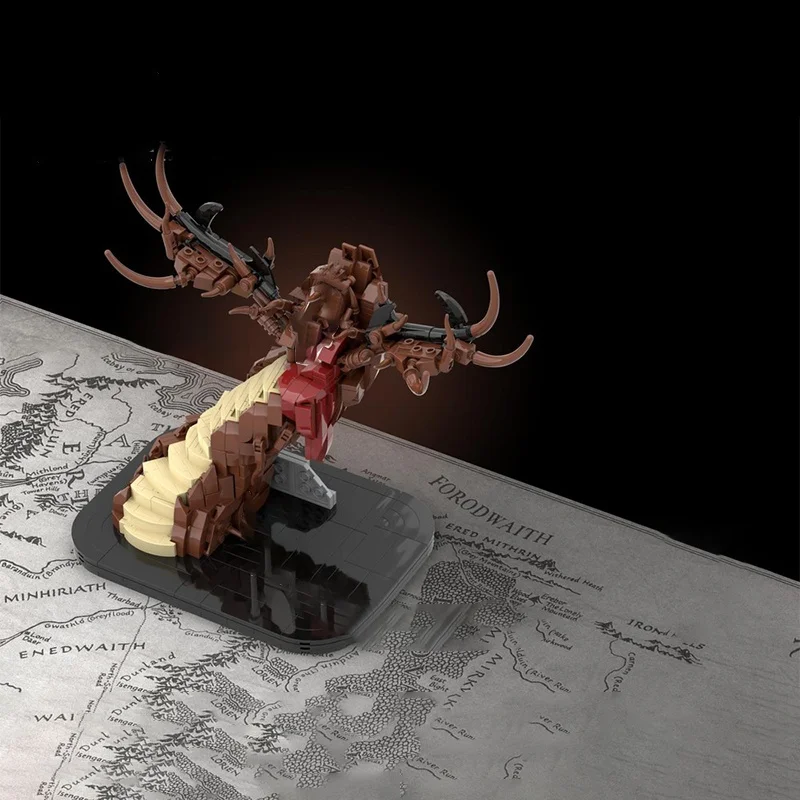 825 قطعة MOC Thranduil S العرش الهوبيت واللورد نموذج اللبنات لتقوم بها بنفسك هدايا عيد الميلاد لعبة إبداعية فكرة التعليم عيد ميلاد #2