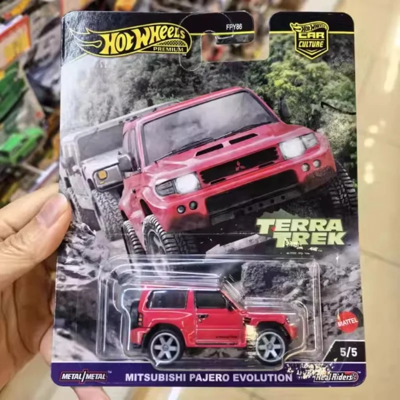 Hot Wheels Premium 2024 Car Culture Terra Trek 1/64 Car Model Hotwheels Toyota Hummer Jeep Datsun Pajero Vehicle Boys Kids Toys