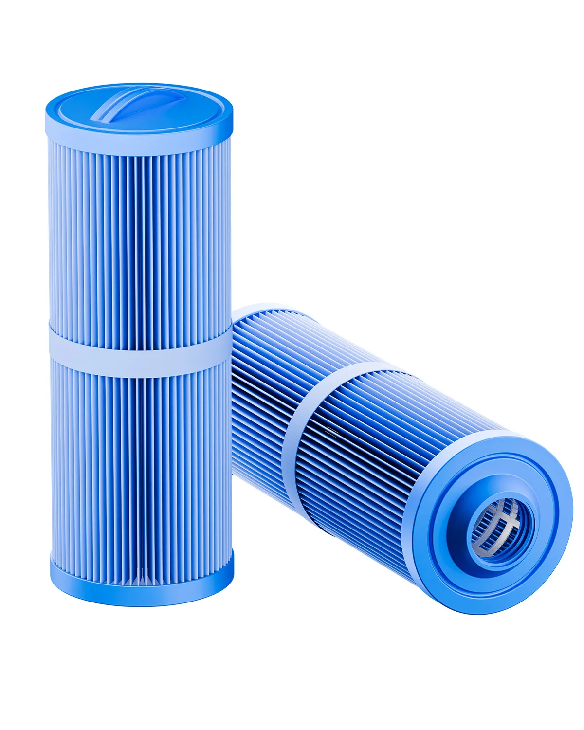 Hot Tub SPA Filter 2 Pack 5 Micron Pleated Cartridge 50 Sq.ft Compatible with 4CH-949 FC-0172 PWW50L-M