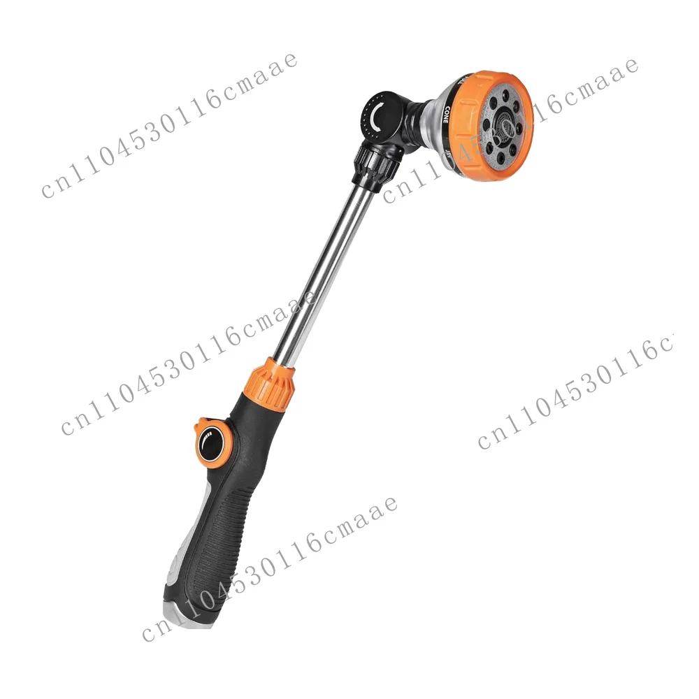 Heavy duty metal manual garden sprayer 8 spray modes, thumb control, adjustable flow 180 degrees adjustable 1000 gallons