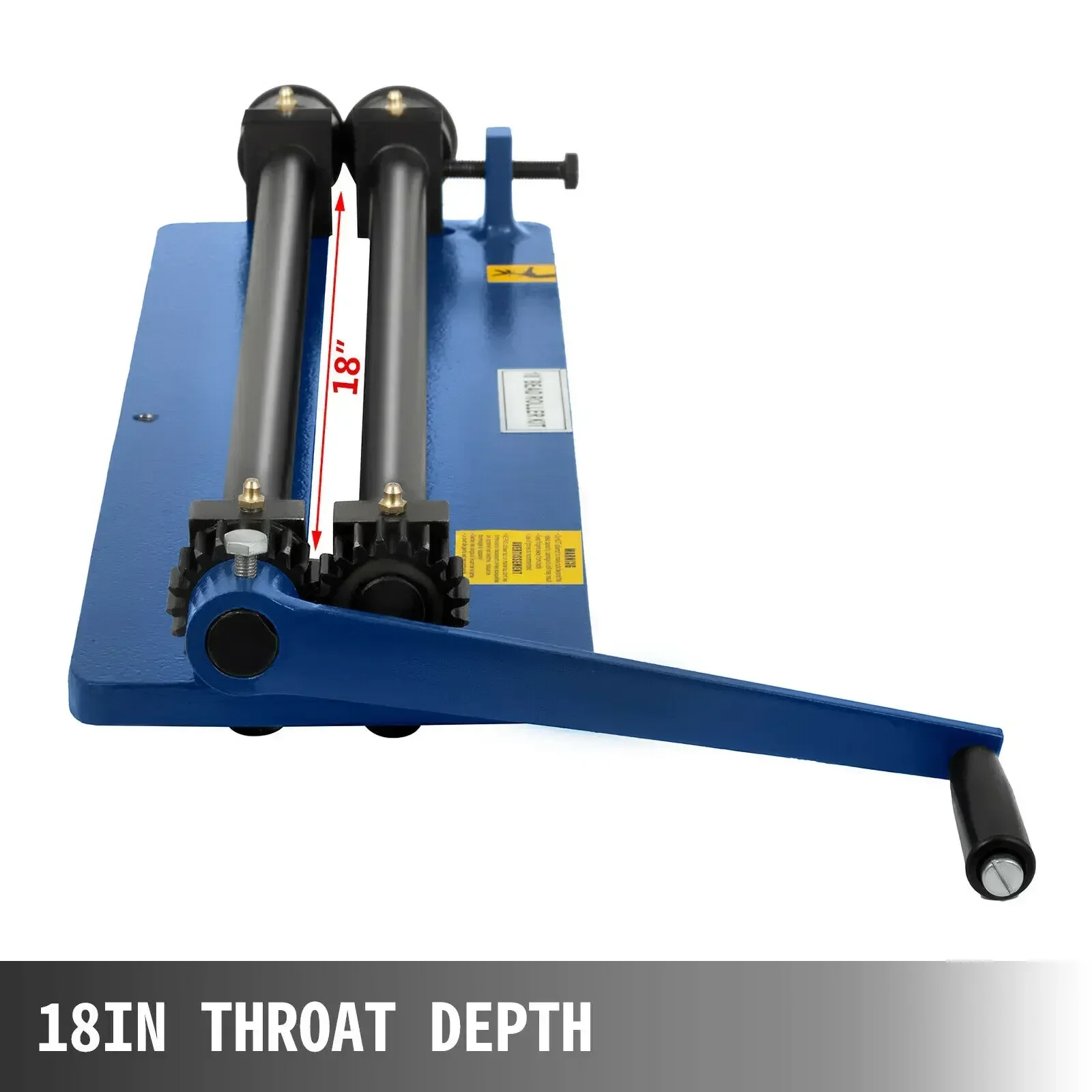 Roller Bending Machine 18 inch  Sheet Metal Bead  With 6 Sets Dies For Producing Strengthening Ribs Throat Depth 45.72 cm