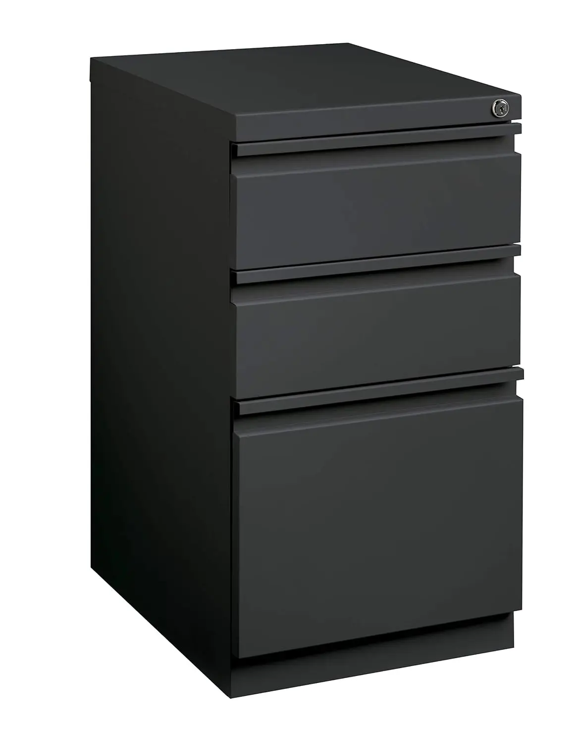 20 Inch Deep Metal Mobile File Cabinet 3 Drawer Box-Box-File Full Width Pull Home Office Letter Hanging Folders, Customized
