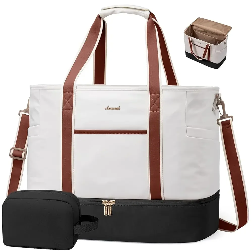 

Дорожные сумки-дафл для женщин, 45-литровые сумки для путешествий на выходные, сумки для личных вещей с отделением для туалетных принадлежностей.