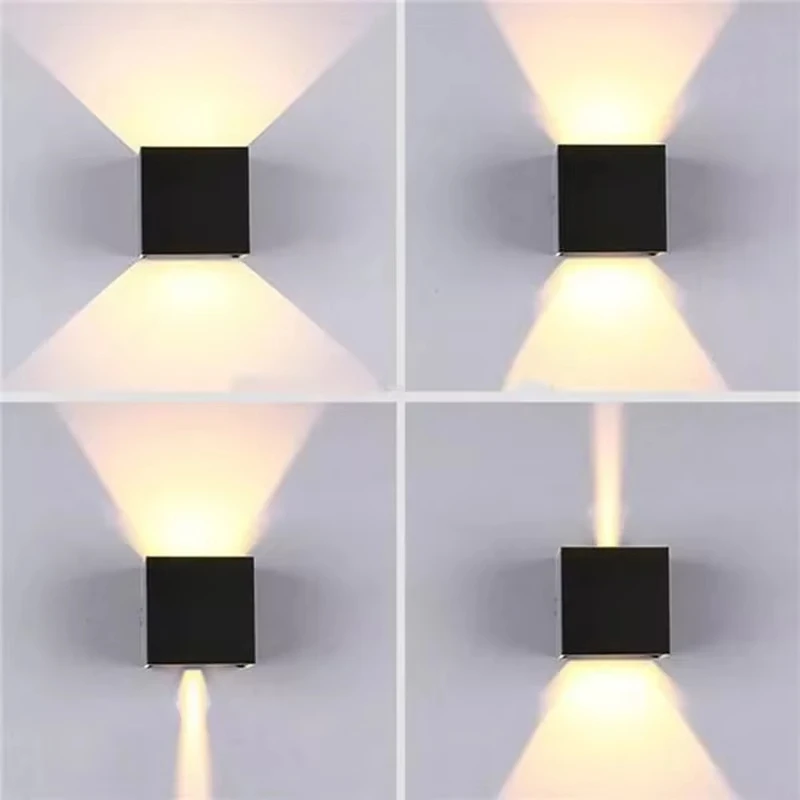 IP65 LED Wall Lamp Outdoor Sconce Balcony Porch Light Garden Yard Aisle Decor Lighting Indoor Bedside Lamp Aluminium AC110V 220V image 6