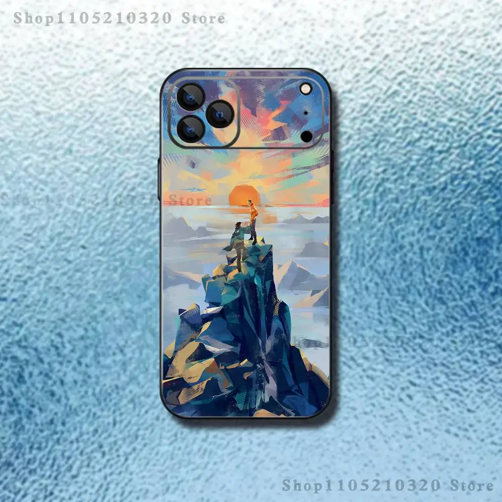 Custodia per telefono Game Disco E-Elysium per iPhone 17,16,15,14,13,12,11, Pro Max, XS, X, XR, SE, Mini, 8,7, Cover morbida in silicone nero