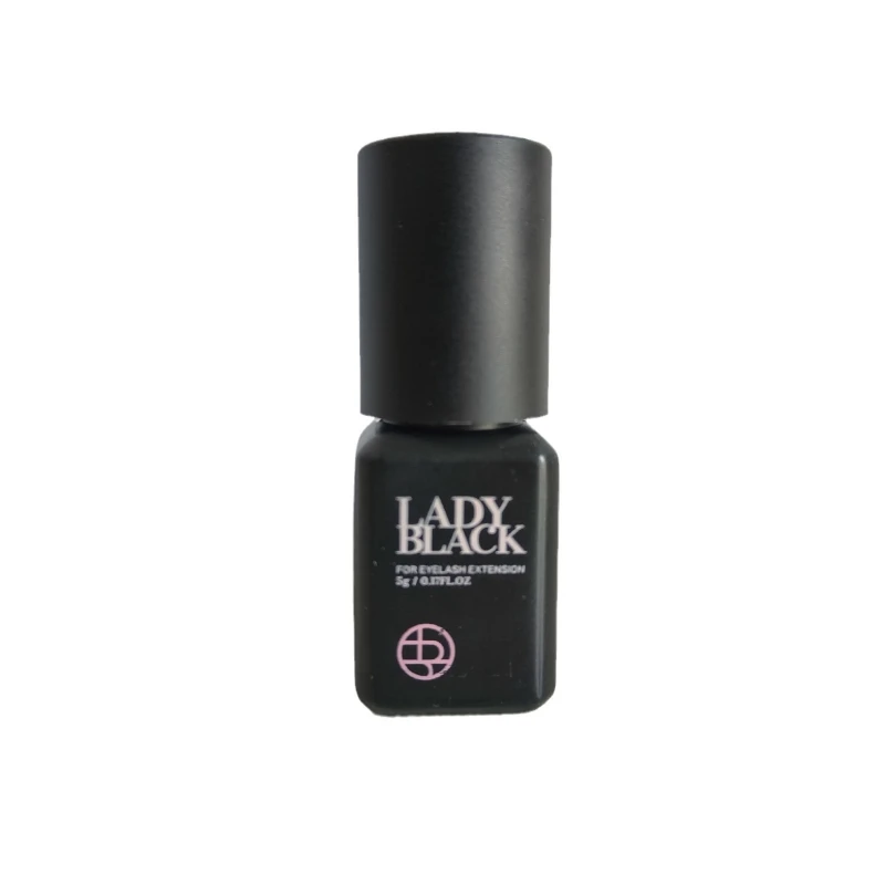 Colle coréenne noire pour faux-cils, séchage rapide, imperméable, tenue longue durée, outils de maquillage, 5ml