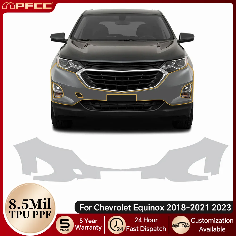 

For Chevrolet Equinox 2018-2021 8.5Mil Anti-scratch TPU Paint Protection Film Car Body Pre-cut PPF Bra Clear Kit Resistant Cover