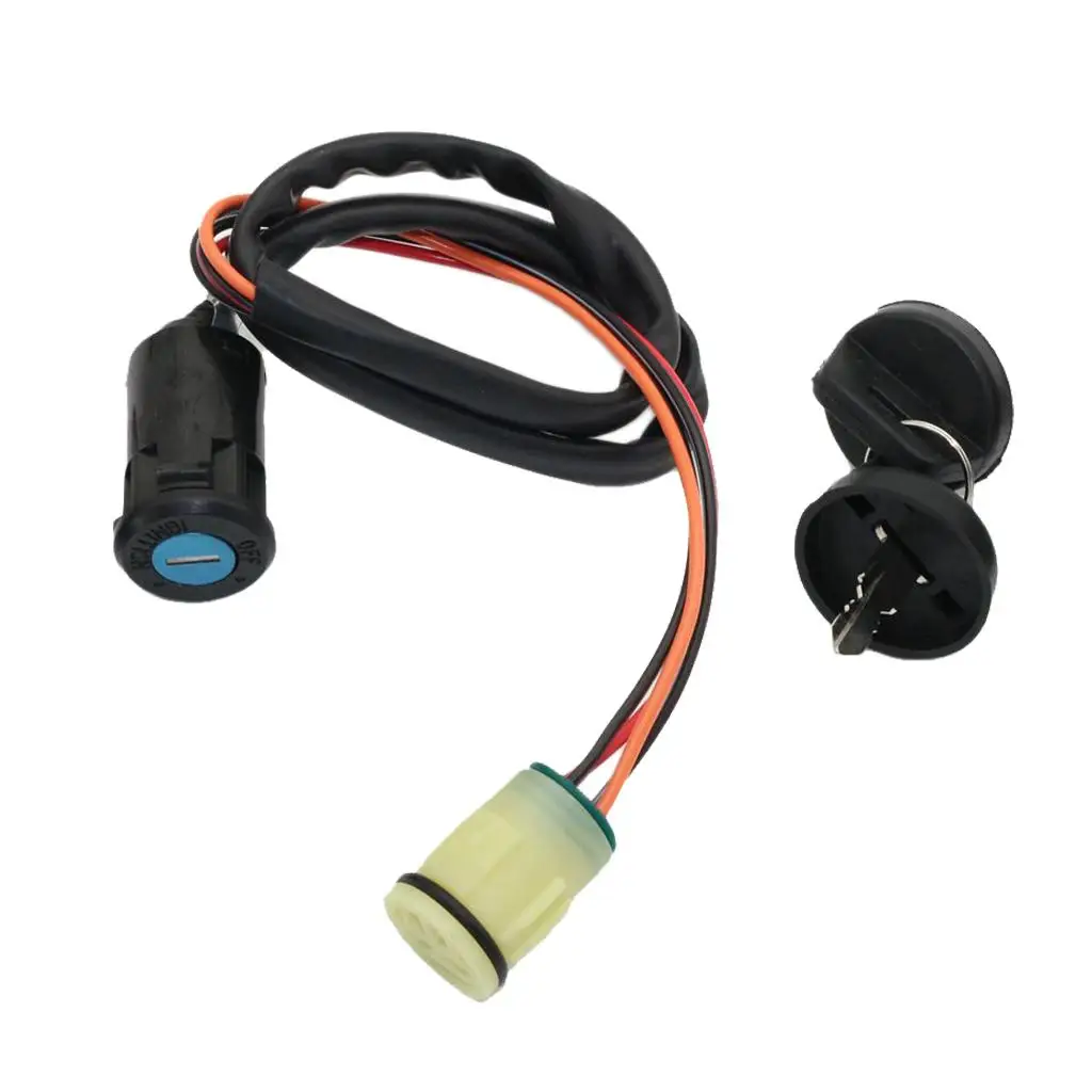 Interruptor de Encendido con Bloqueo para ATV, Piezas de Repuesto, Cable de Cobre y Plástico para Honda TRX420FE Rancher 420 TRX450 Foreman 450