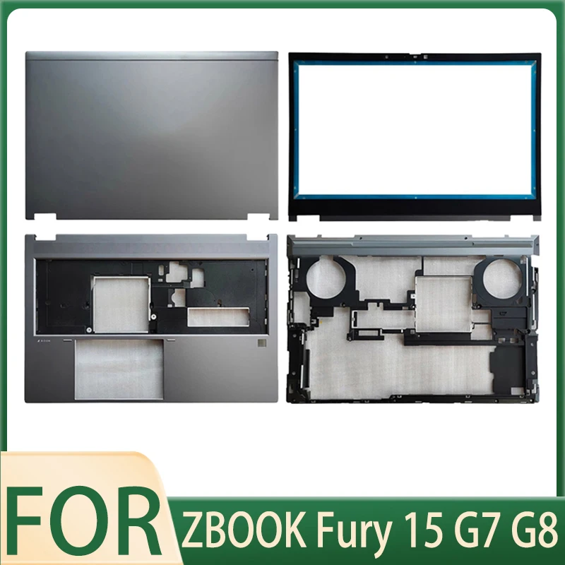 

New For ZBook Fury 15 G7 G8 15.6" Laptop LCD Back Cover Front Bezel Upper Palmrest Bottom Base Case Keyboard Hinges M17069-001