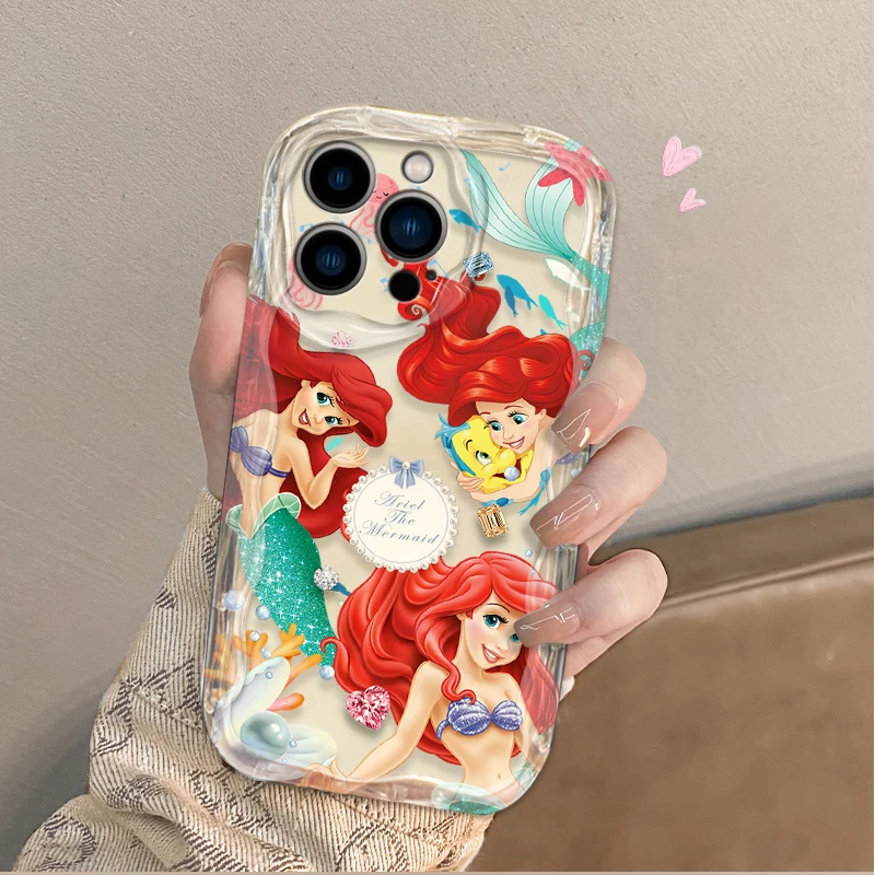 Disney Princess Marie Cat 3D Clear Case For iPhone 16 15 14 13 12 11 Pro Max X XR XS 8 7 Plus SE 2020 Shockproof Silicone Cover