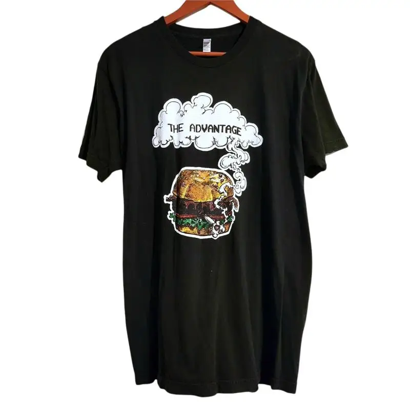 

Винтажная футболка The Advantage Hella Spencer Seim Zach Hill Death Grips LARGE az