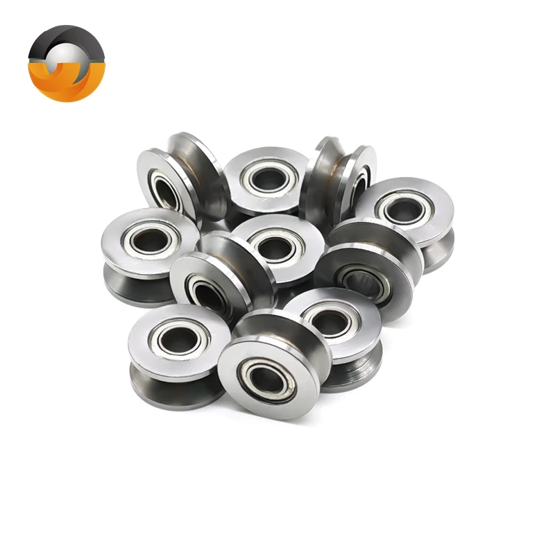 5 قطعة V624ZZ 4x13x6mm الصلب الخامس الأخدود تحمل المستخدمة في نظام الحركة الخطية مسار السكك الحديدية