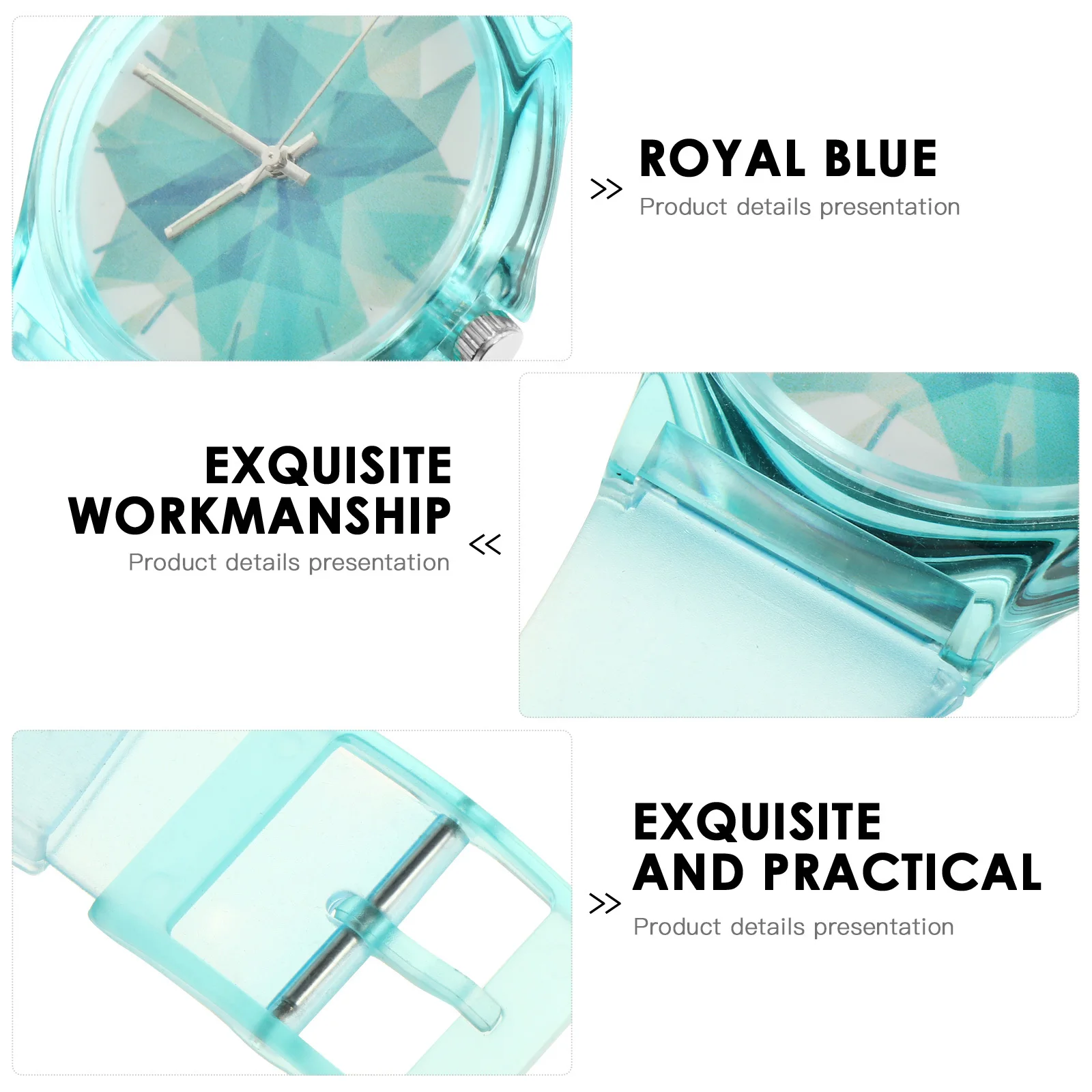 1Pcs Fresh Student Quartz Watch Casual Wrist Watch Simple Dial Accurate Timekeeping Practical Wristwatch for