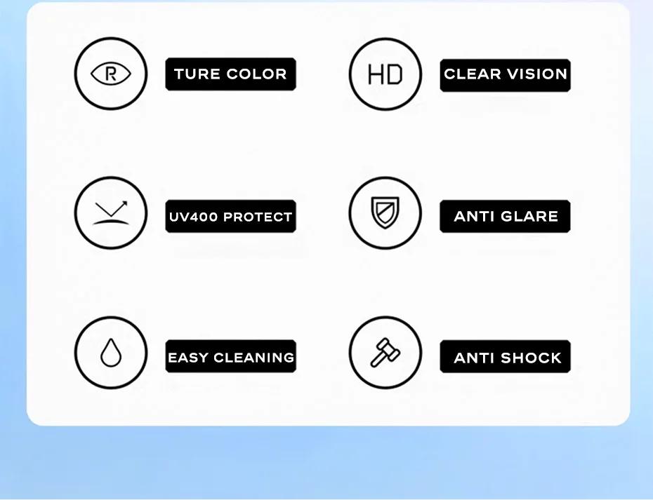 Caponi Verfärbungs-Sportsonnenbrille für Männer und Frauen, Fahrrad-, Fahr- und Angelbrille, 100% UV-Schutz, TR90-Rahmen – Detail 12