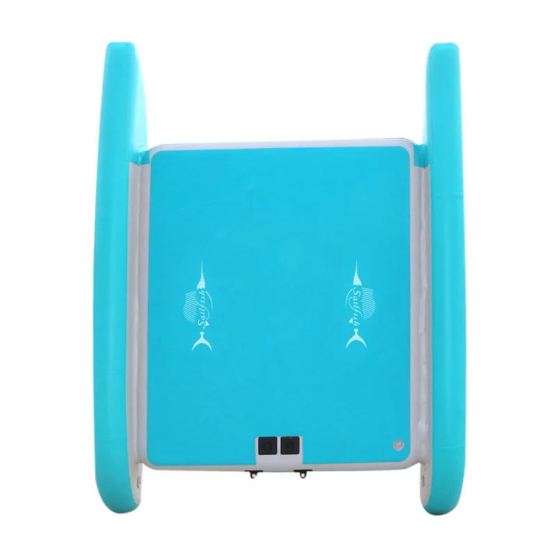 

102/126'' Size Inflatable Sport Boat Yacht Dock No Assembly Required Portable Inflatable Floating Dock Swim Deck for 4-5 Person