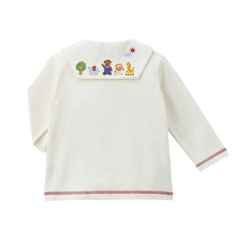 Autumn New Kids Long Sleeved Shirts Children\'s Cartoon Cute Bear Tops Kids Clothes Girls Blouses Baby Boys Shirts