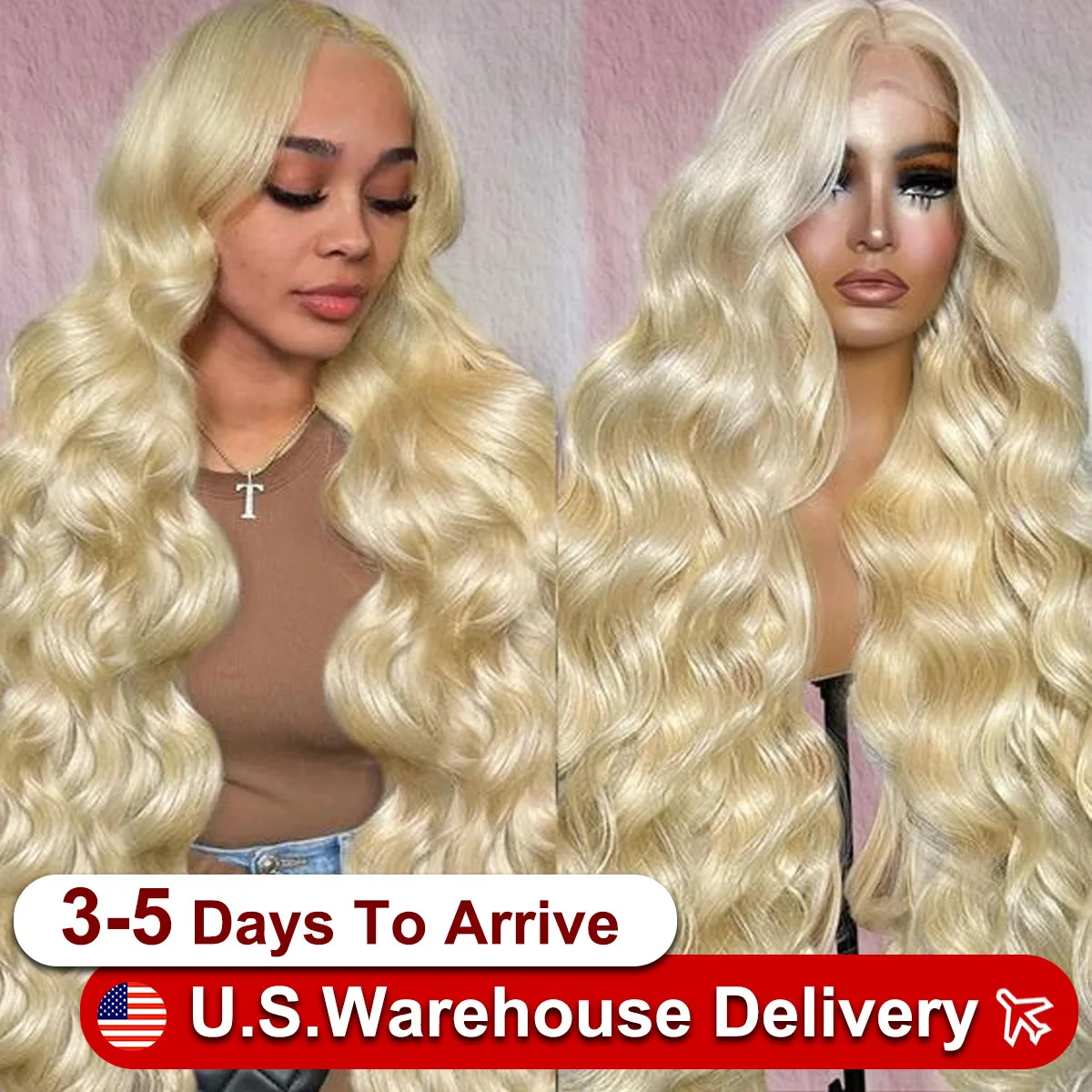 26 Inch Honey Blonde HD Lace Front Wig Human Hair Pre Plucked Blonde Lace Front Wigs Human Hair 180% Density Honey Blonde Wig