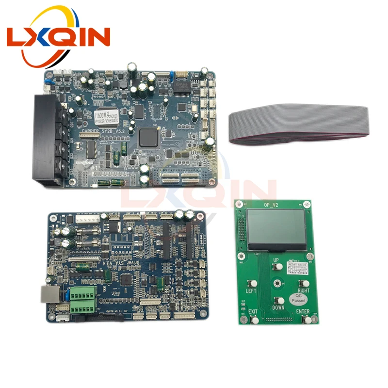 LXQIN i1600 Single head /double head carriage main board one set for Epson i1600 print head conversion kit