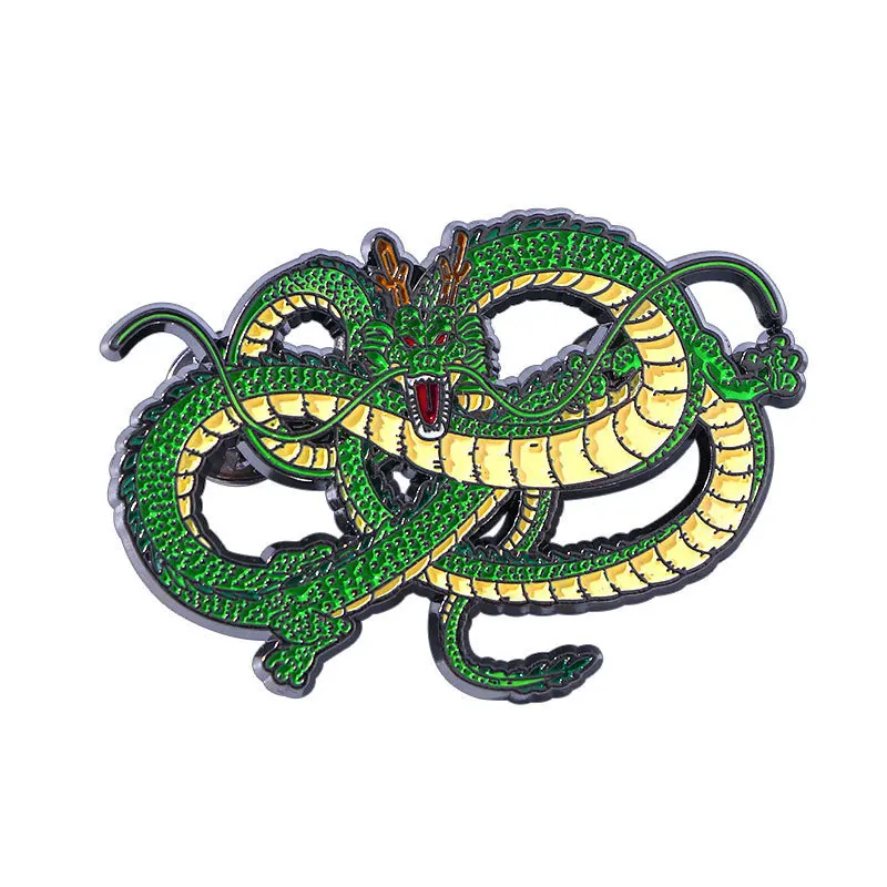 

Dragon Ball Anime Shenron Brooch Decoration Creative Peripheral Backpack Accessories Collect Gifts