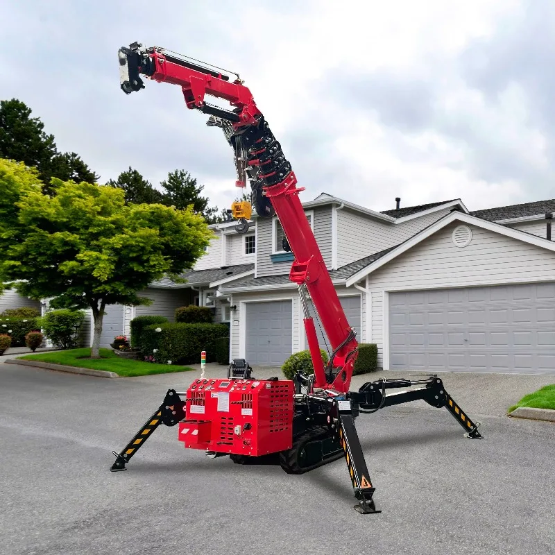 Compact Spider Crane Mini Lifting Crane Crawler Spider Crane Electric Tracked Hoister Narrow Site Operation Custom Configuration