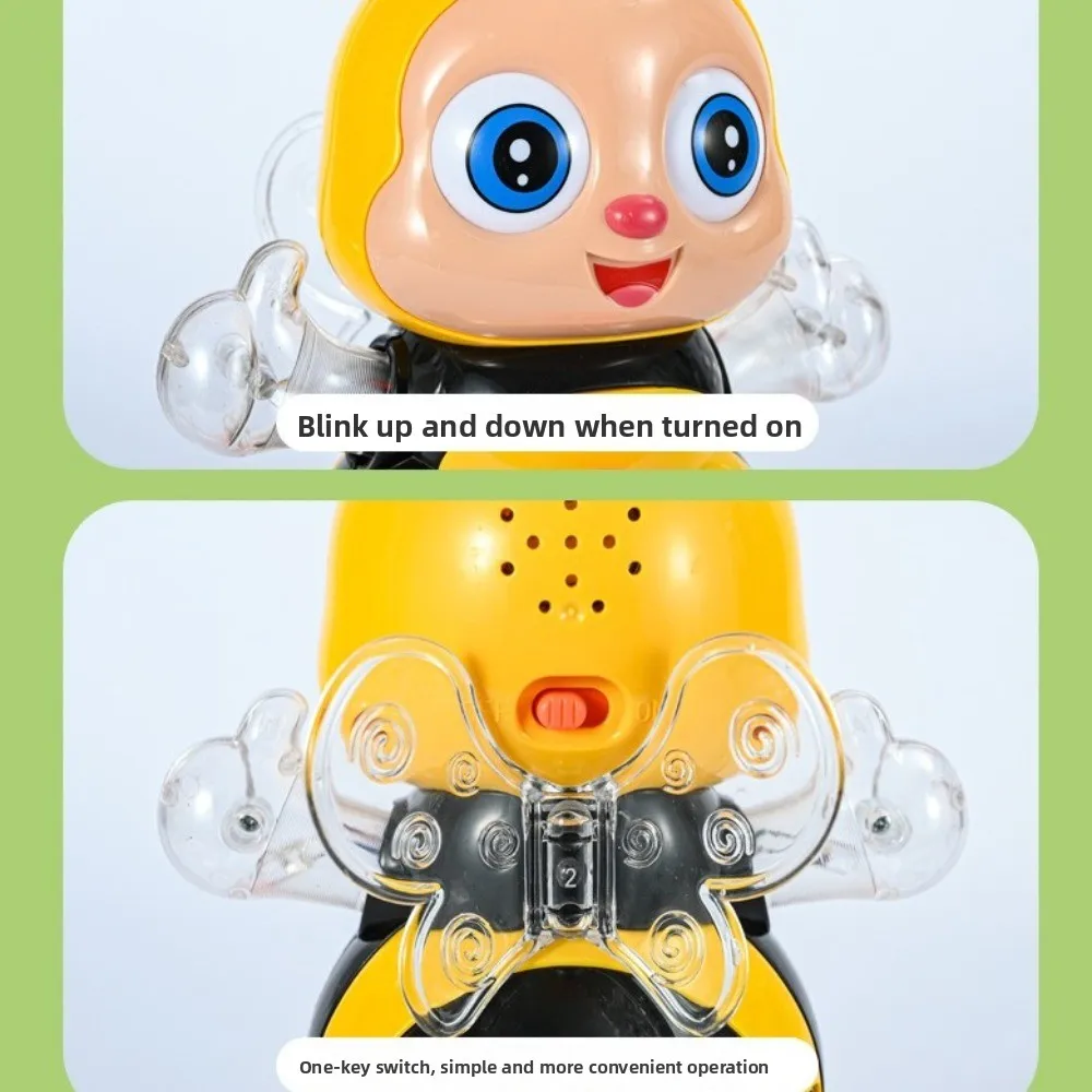 音楽付き漫画アベジタチキティタおもちゃ、音楽とLEDライト付きダンシングビー感覚玩具、ギフト用音楽おもちゃ