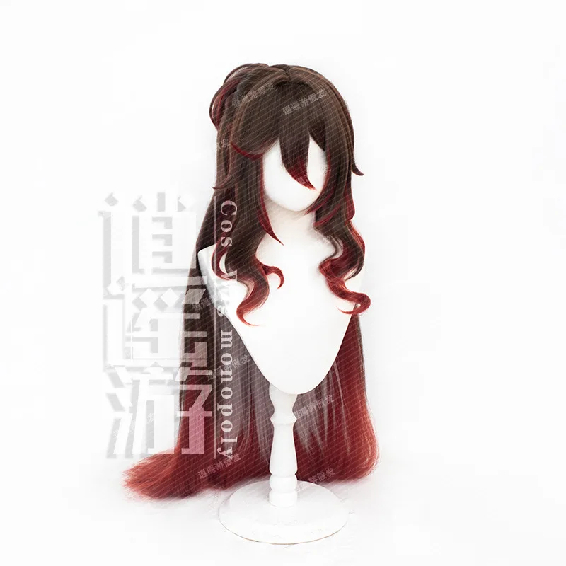 Honkai: Star Rail Tingyun Wanderer Cosplay Wig Simulation Scalp Top Tiger Clip Ponytail Halloween Gift