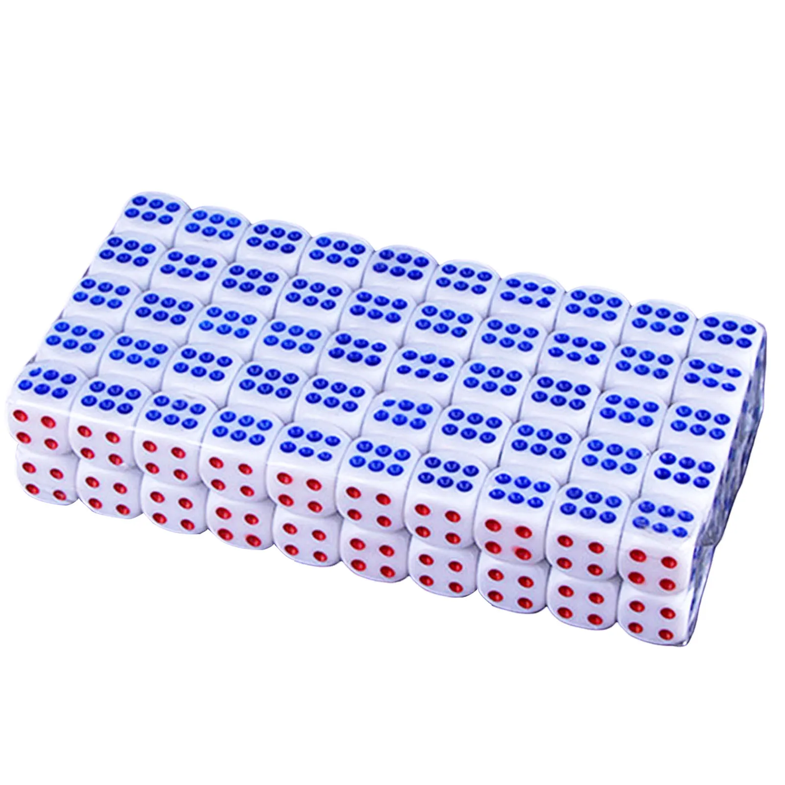 100pcs 6 Sided Dice for Board Games Die Party Club Gaming Tools Adult Party Games for Playing Board Games