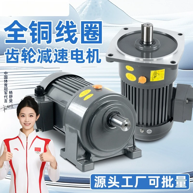 Gear Reduction Motor Integrated 380V Horizontal Vertical 200W 400W 750W 1500W Speed Control Three Phase CH220V