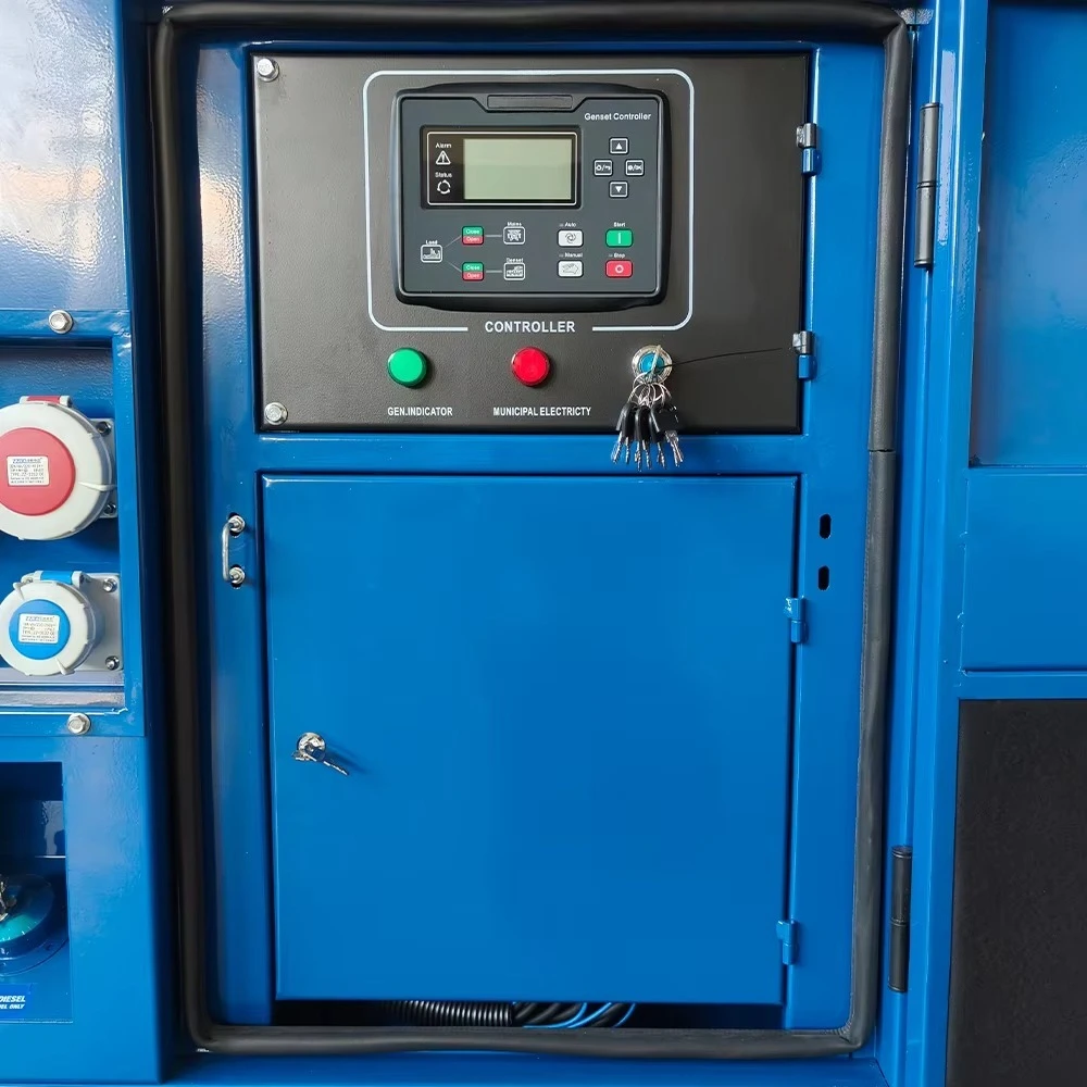 US Brand Weichai Faw 20kva 25kw 40kva 60kva Super Silent Three Phase Portable Generator 50kw Ricardo