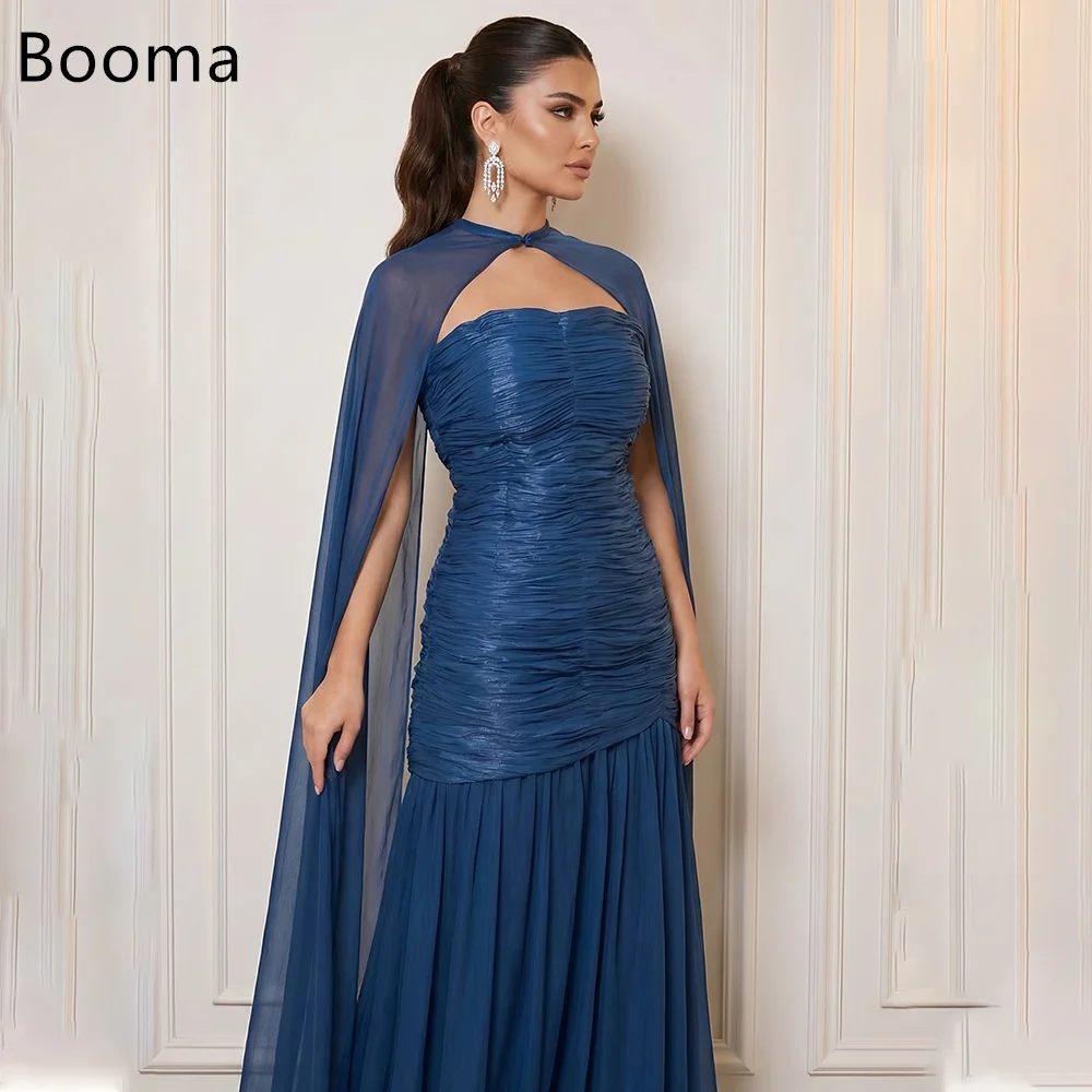 

Booma Elegant A-Line Strapless Pleat Shiny Dresses Formal Party Gowns for Women Prom Gown فساتين سهرة Customize 2025