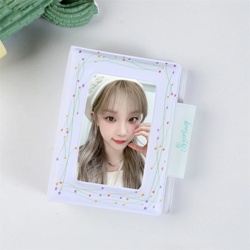 3 Inch Album Photo Card Kpop Binder Idol Postcard Photo Album Collector Card Loose-leaf Binder Lomo Card Card Case Card Holder