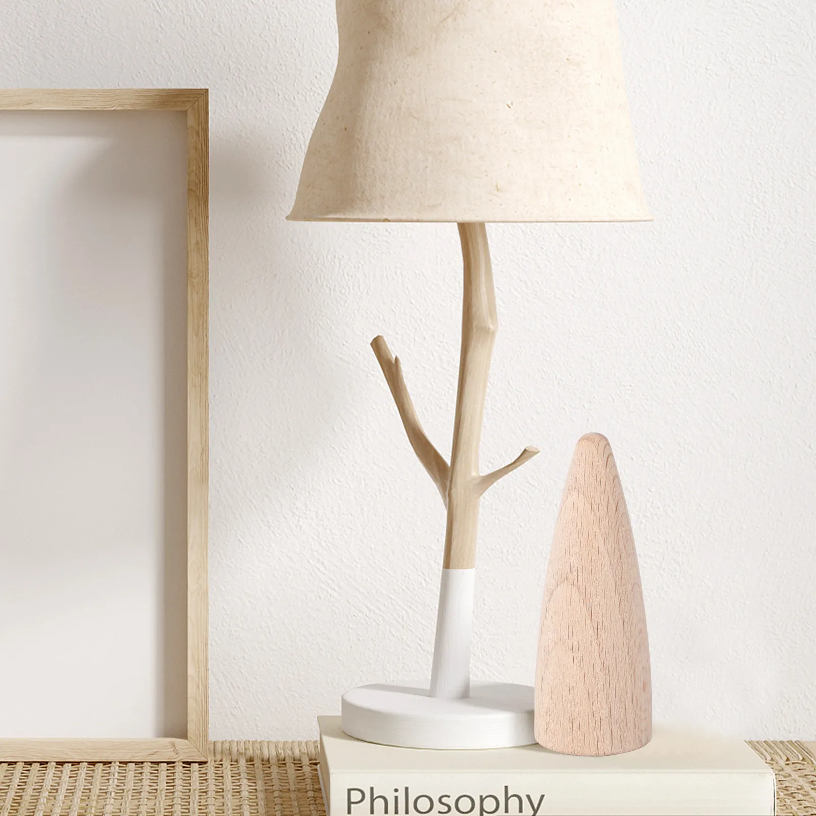 

Набор для творчества из 5 конусов из массива дерева, неокрашенные, натуральные, для рисования и поделок своими руками, для детского художественного образования и развлечений