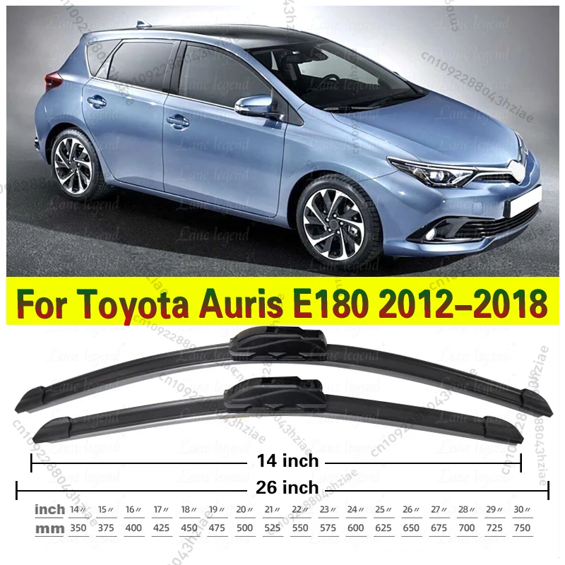 Auto Wischer Klinge Für Toyota Auris E180 2012-2018 Windschutzscheibe Windschutz Fenster Scheibenwischer Auto Waren 2017 2016 2015 2014 2013 26 "+ 14"