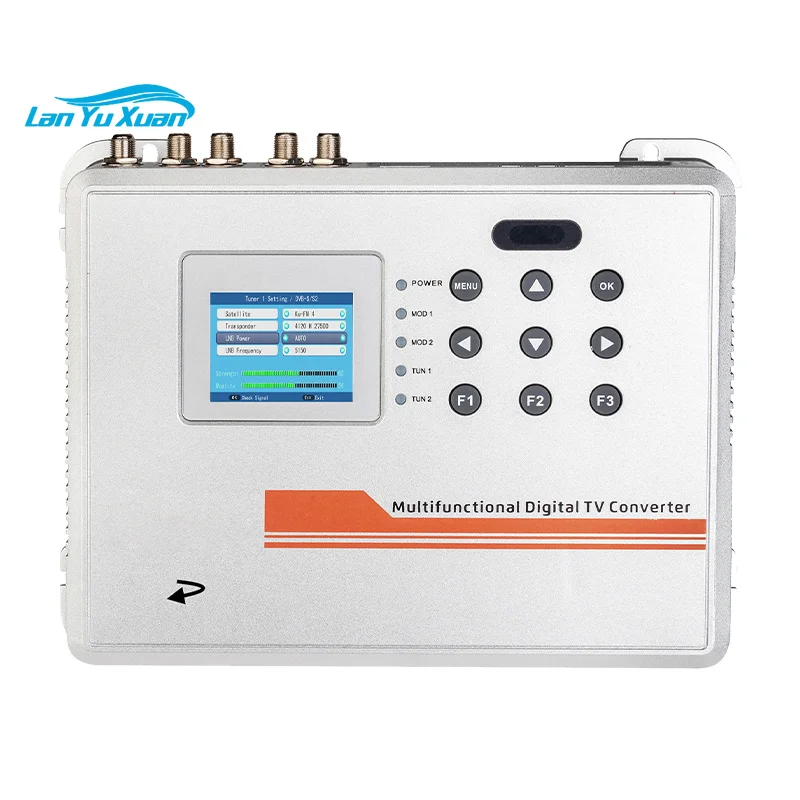 Dual Tuner RF DVB-S/S2 DVB-T/T2 DVB-C Digital RF  Modulator With CI Slot
