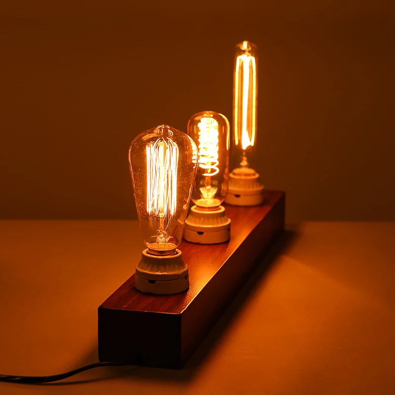 Edison Retro lampa żarówka Edison E27 220V/110V 40W dekoracja pokoju lampy Edison żarówki ampułka żarnik boże narodzenie