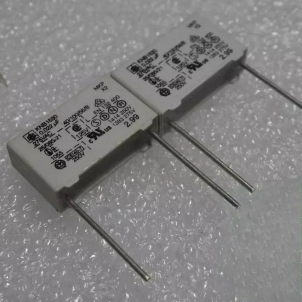 

20pcs/lot KNB1530 0.022uf/275vAC 22nf 223 Brand New 15mm Film Capacitor