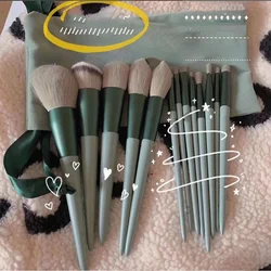 8-13pcs Soft Makeup Brushes Set Loose Powder Foundation Blush Eye Shadow Highlighter Blending Makeup Cosmetic Brush Beauty Tools