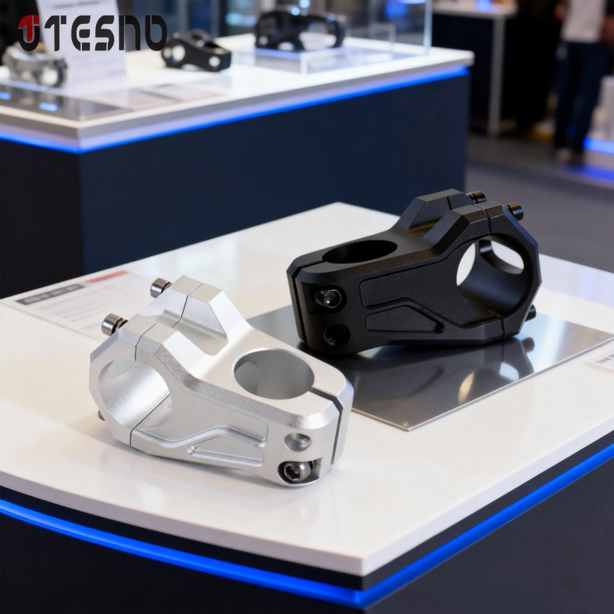 

Вынос велосипеда TESNO, дорожный руль MTB, вынос 31,8*28,6 мм, часть велосипеда из алюминиевого сплава с ЧПУ, высокопрочный короткий руль для езды на велосипеде